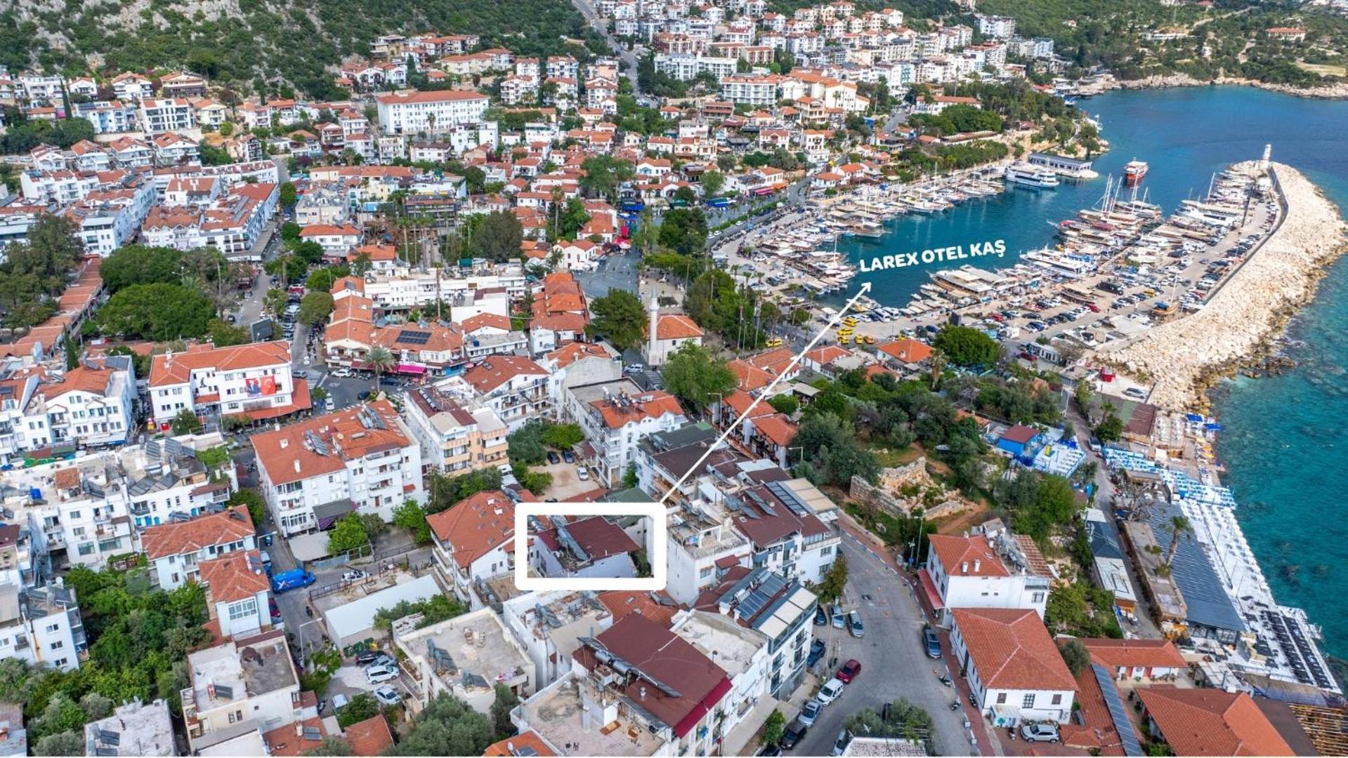 Larex Otel Kas Bagian luar foto